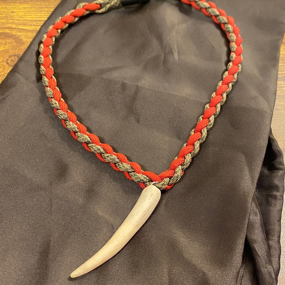 Mystic Deer Antler Cord Necklace